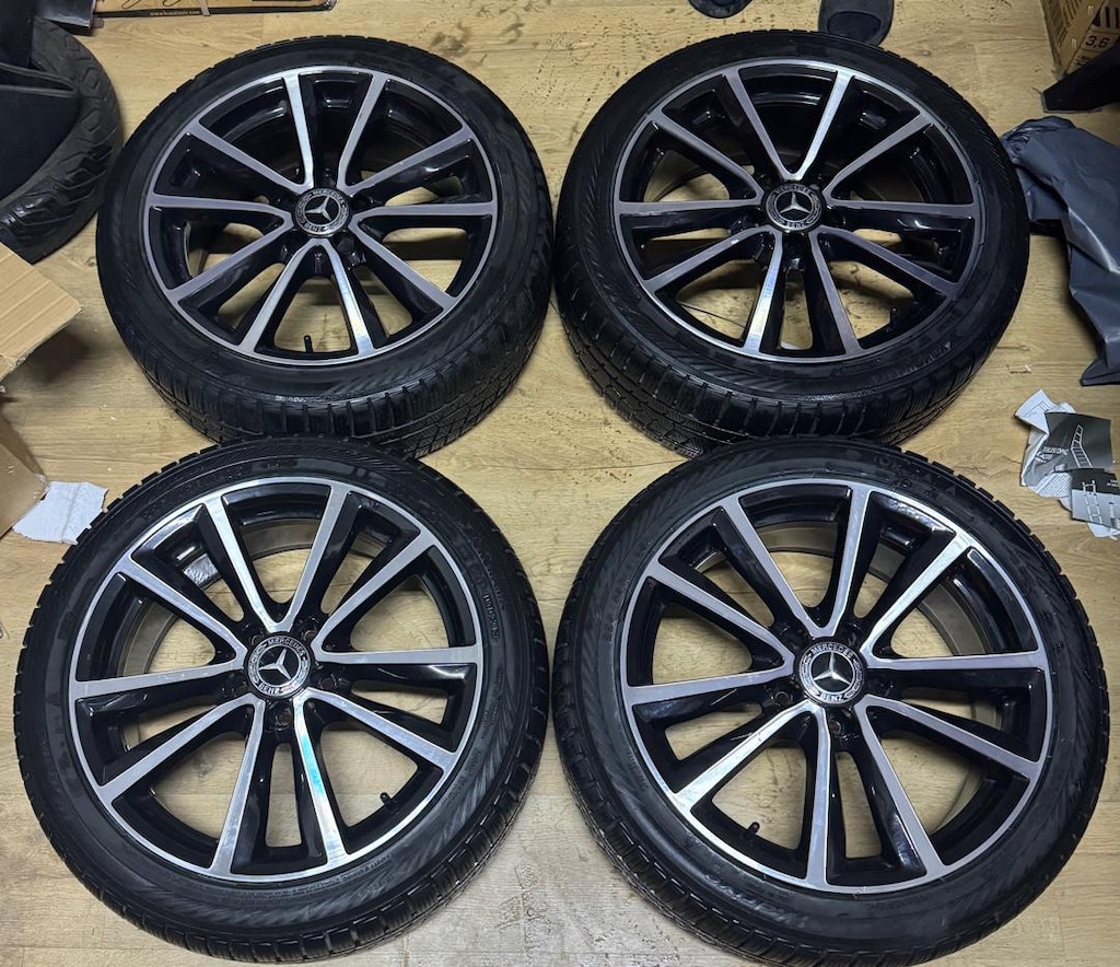 Mercedes jant lastik takimi sifir ayarinda 5x112 18 inç - 4