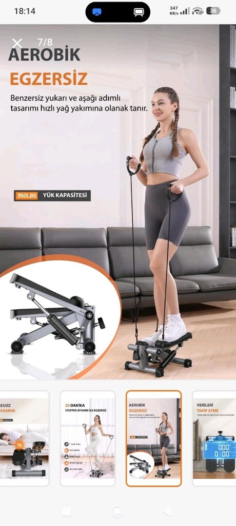 Mini stepper Egzersiz Aleti - 4