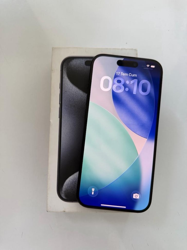 İPHONE 15PRO 128GB 10/10 HATASIZ FUL ORJİNAL PİL 100 - 2