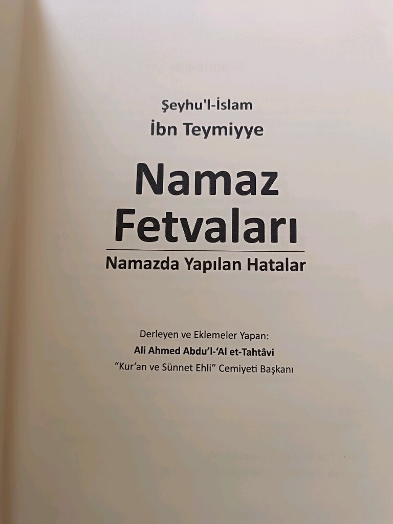 kitap İbn-i teymiye - 2