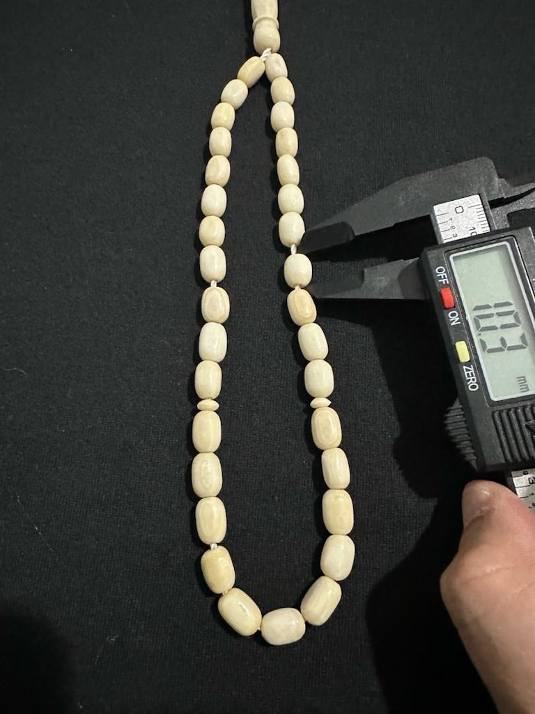 Fildişi Tespih Afrika İşçilikli 25.6 GR - 4