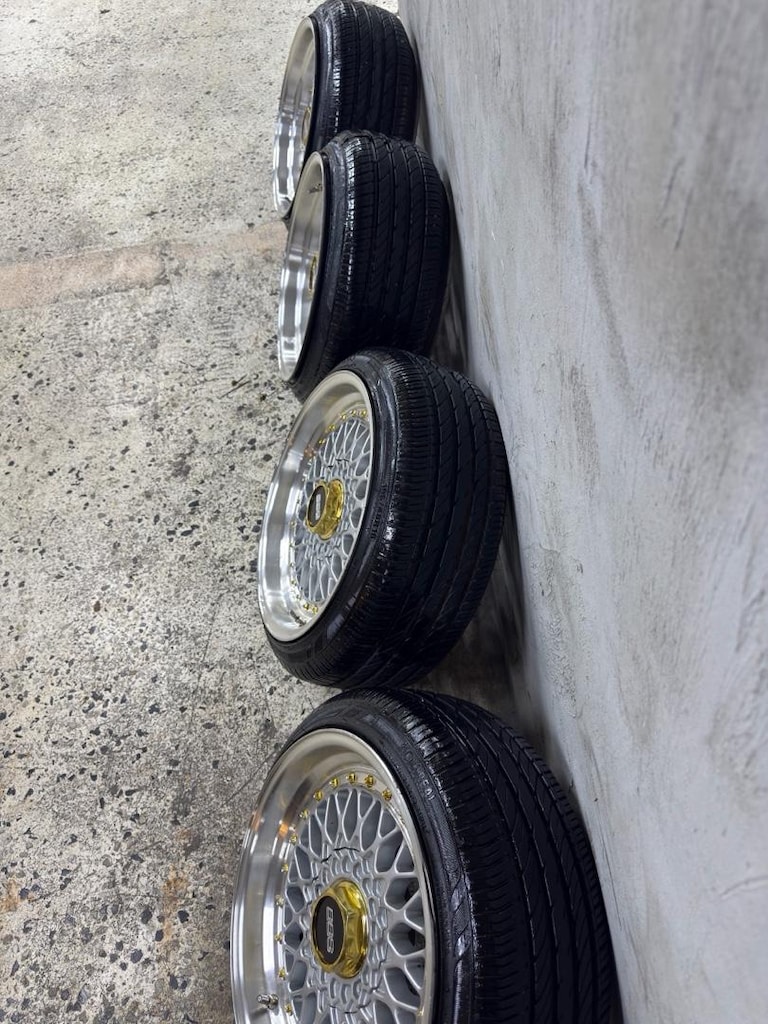 4x100 BBS RS1 RS2 DÖNÜŞÜMLÜ SIFIR LASTİKLİ JANT LASTİK TAKIMI - 10