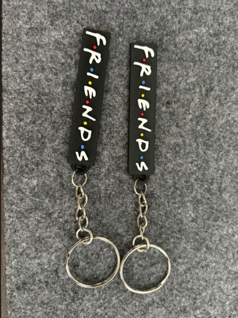 Friends Dizisi Monica Kapı Çerçevesi ve Logo Temalı Anahtarlık - 4