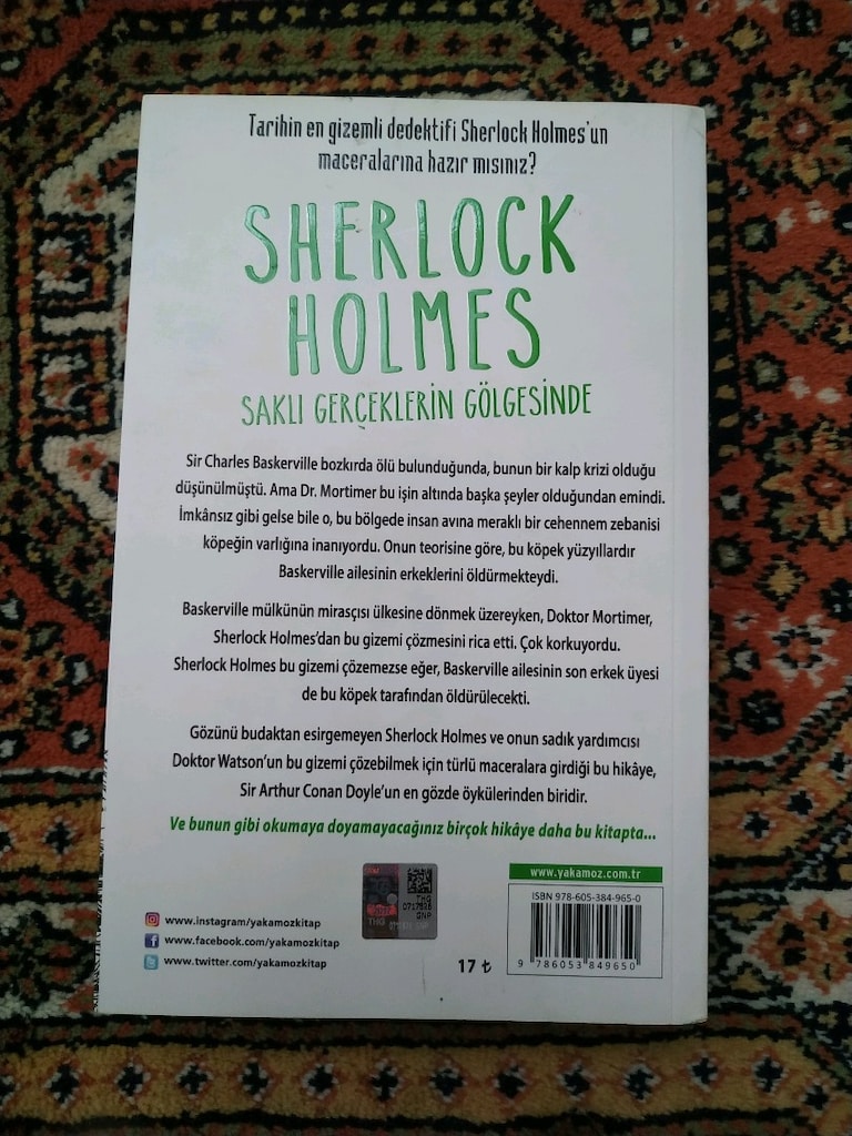 Sherlock Holmes polisiye kitap roman - 2
