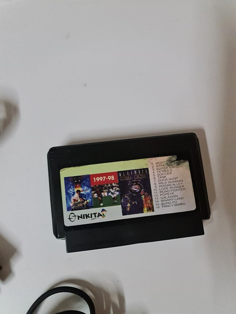 Atari sorunsuz oyun konsolu nes kasetli eski tip ateri famiclone - 9