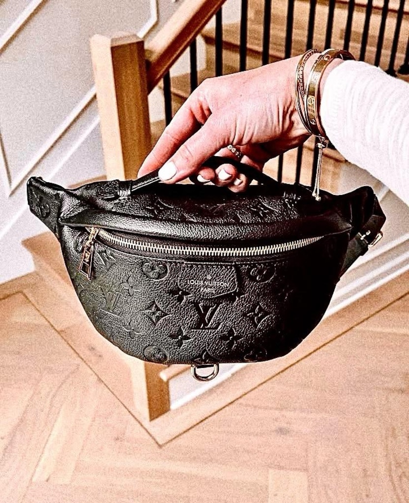 ‼İTHAL/SIFIR/ORİJİNAL/%100 Dana Derisi LOUIS VUITTON Bel/Sırt Çantası