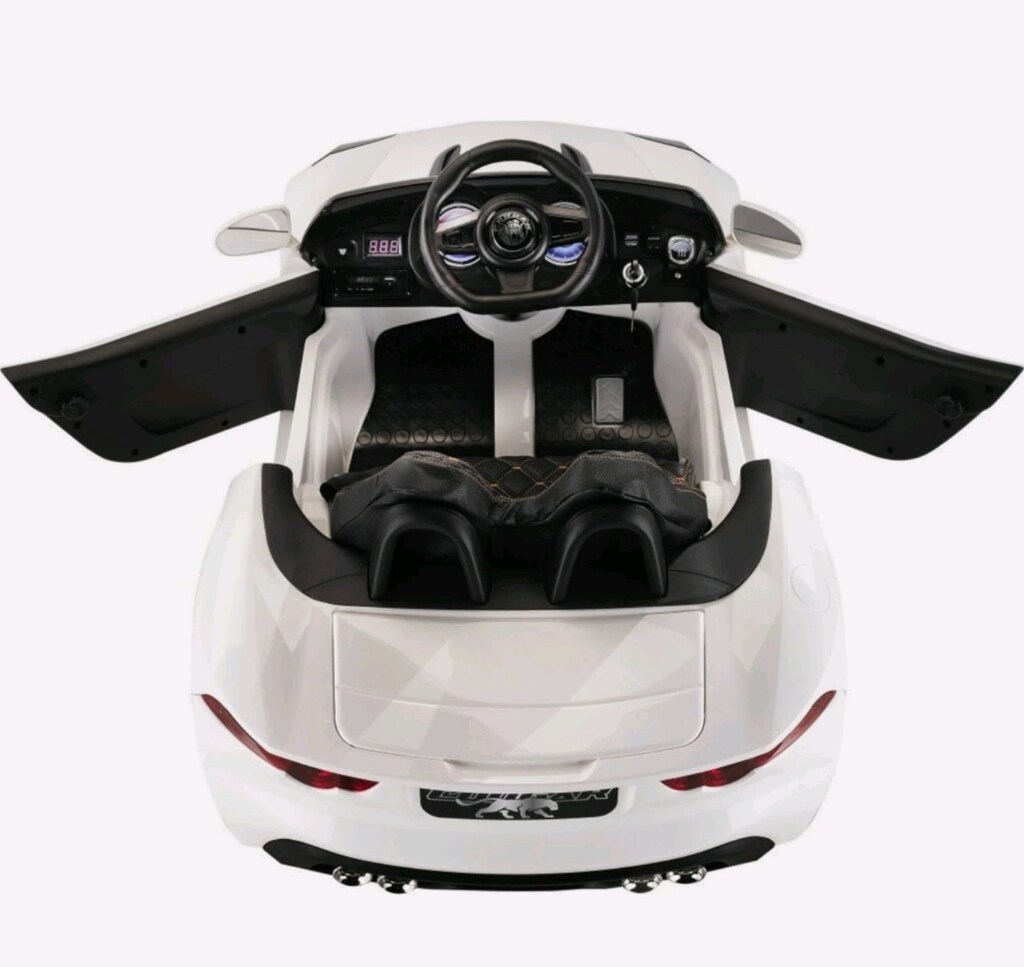 Babyhope 442 Cougar Akülü Araba 12v Uzaktan Kumandalı Beyaz - 5