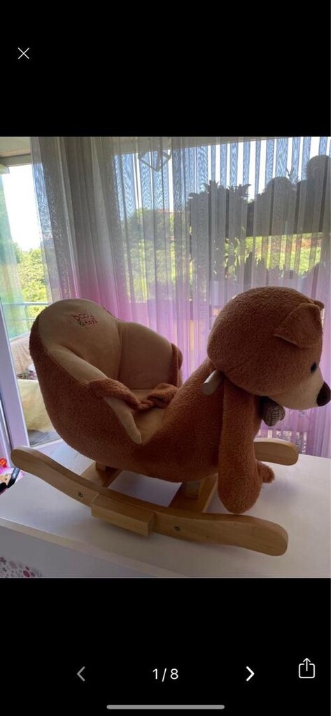 oyuncak sallanan kızak ayı(bab& toys)