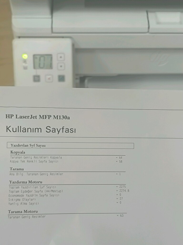 HP LaserJet Pro MFP M130a yazıcı - 3
