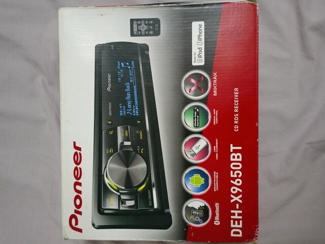 PİONEER 9650BT PROFOSYONEL 3 AMFİ ÇIKIŞLI OTO TEYP SIFIR KUTULU