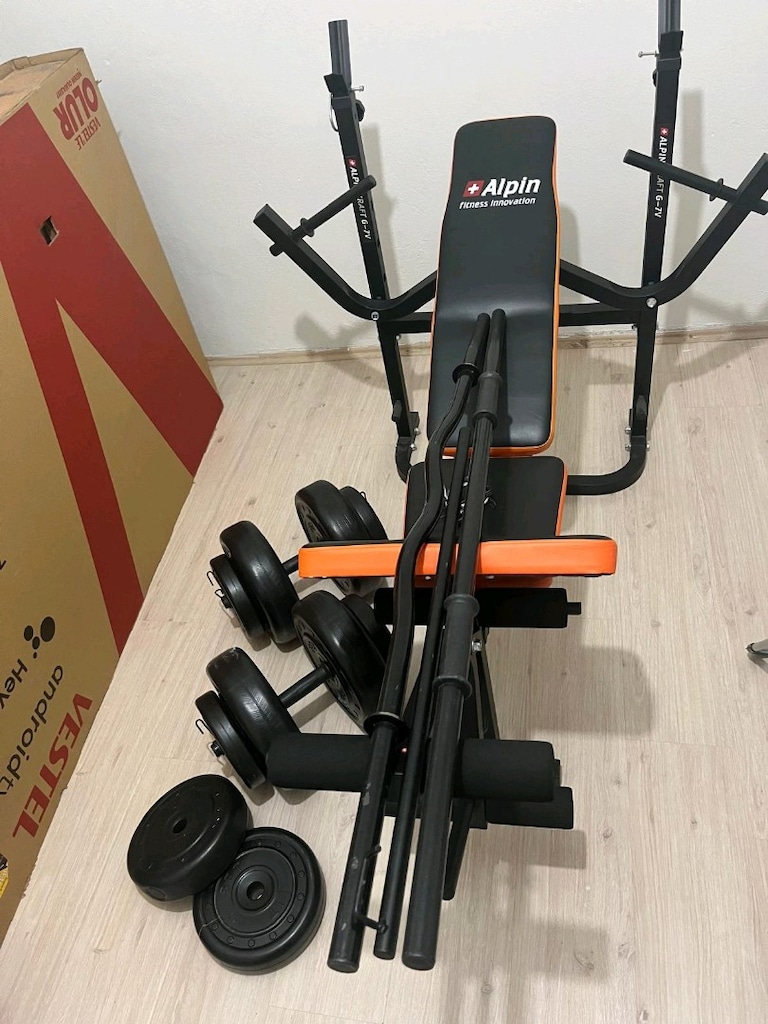 Satılık Evde Fitnes Seti +Antreman Sehpası - 3