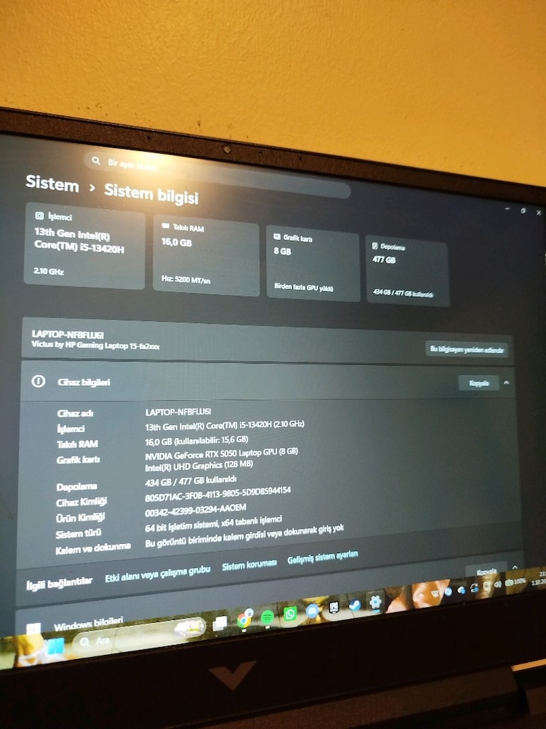 sahibinden gaming laptop mouse ve klavye - 2