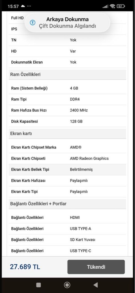 Hp dizüstü çok temiz - 12