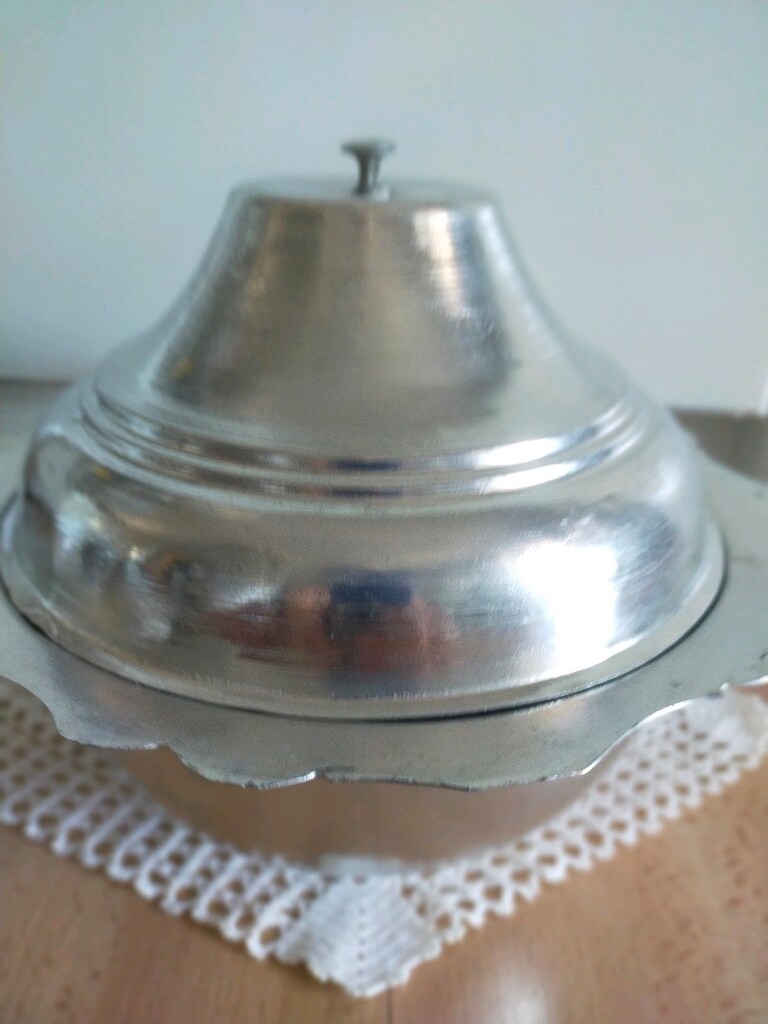 Armut kapaklı bakır geleneksel tabak - 5