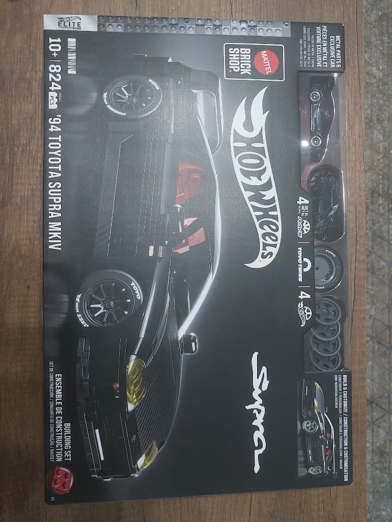 Hot Wheels '94 Toyota Supra Mkiv Yapı Oyuncağı Seti (824 Parça) - 3