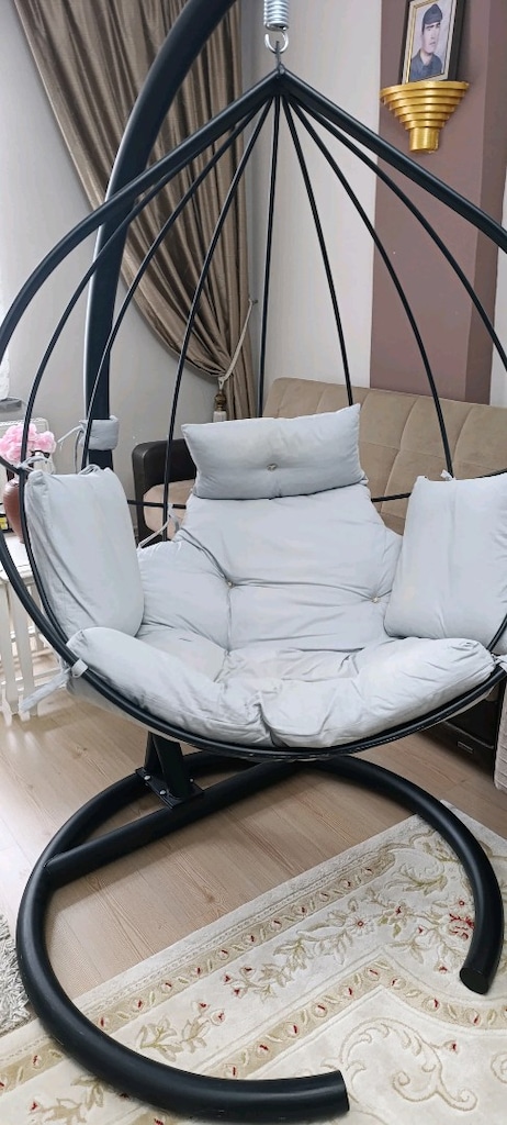 sıfır bahçe balkon salıncağı hiç bir sorunu yok tertemiz - 4