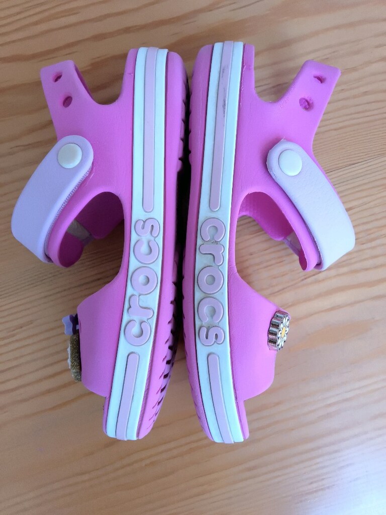 31-32 beden kız çocuk orijinal crocs sandalet j1 - 5