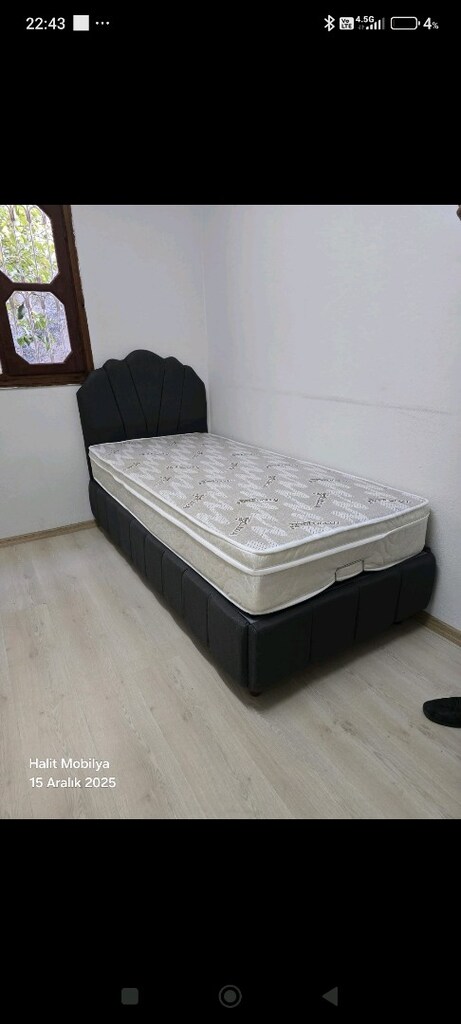 90//190 cm'lik baza Başlık yatak takım sandıklı baza - 2