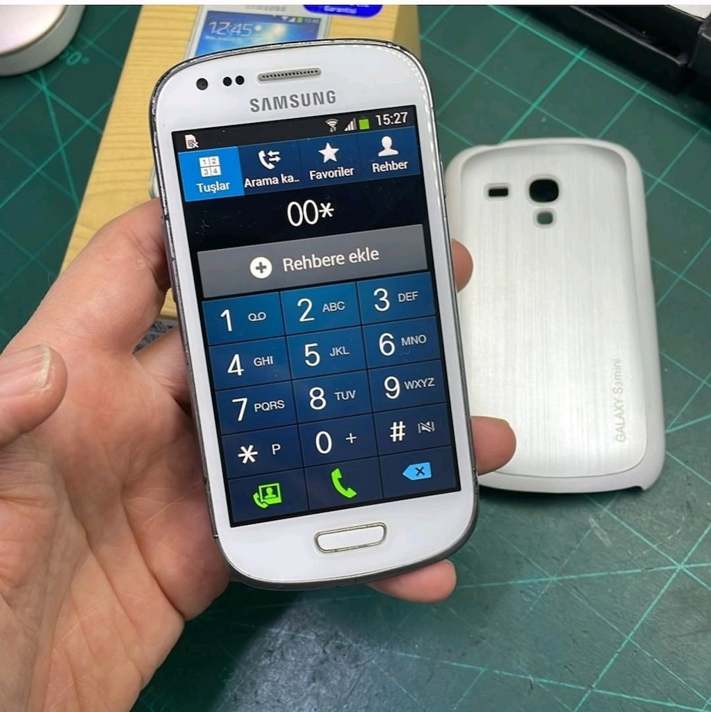 SAMSUNG S3 MİNİ ANNE BABA TELEFONU TEMİZ SORUNSUZ TAKASYOK YOKTUR - 3
