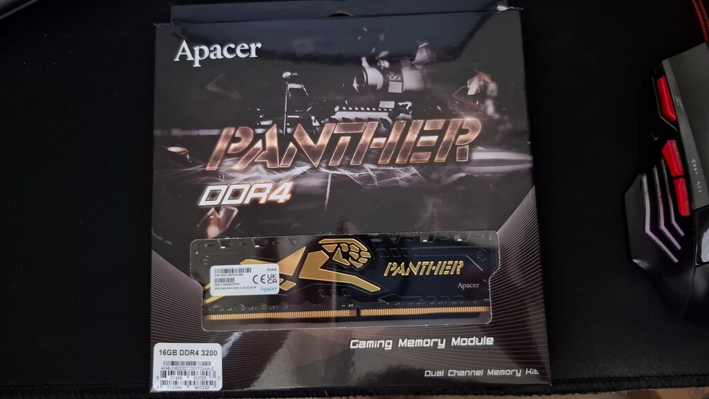 Apacer Panther 16GB (2x8GB) DDR4 3200MHz CL16 Dual Kit RAM - 2