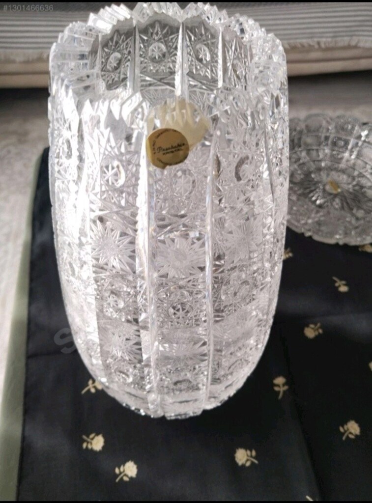 Paşabahçe Sırça %24 PbO Kurşun Kristal Takım Etiketli Vintage - 5