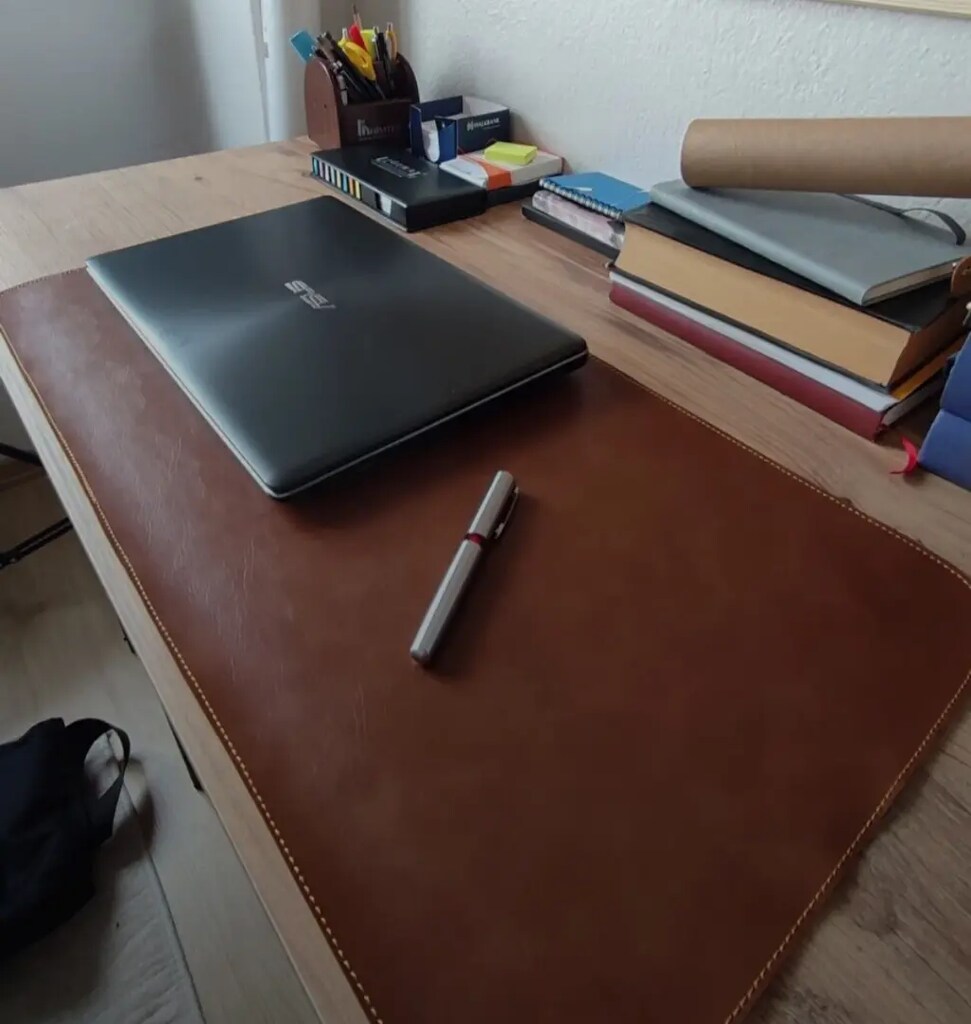 Sıfır Ürün Büyük XL PU Deri Oyuncu Mousepad Gaming Pad