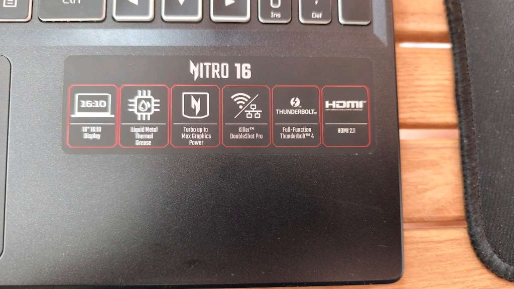 Acer Nitro 16 | 16" 165Hz Oyuncu Ekipmanları Hediye - 4