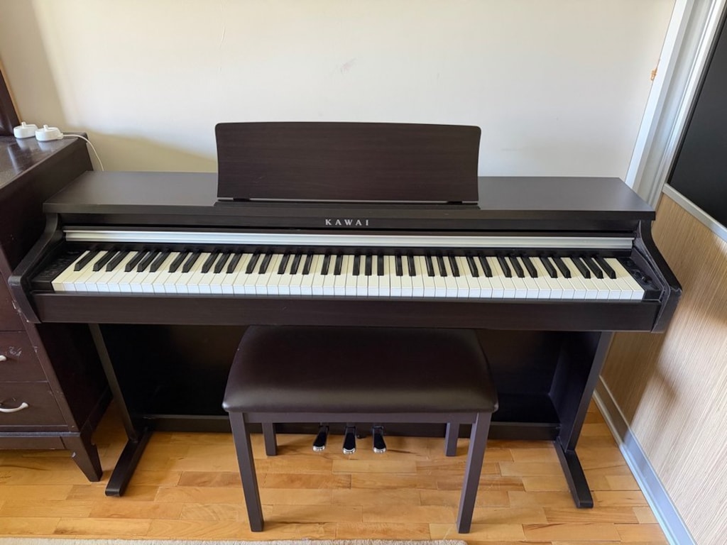 KAWAI CN17B Siyah Dijital Duvar Piyanosu - 2