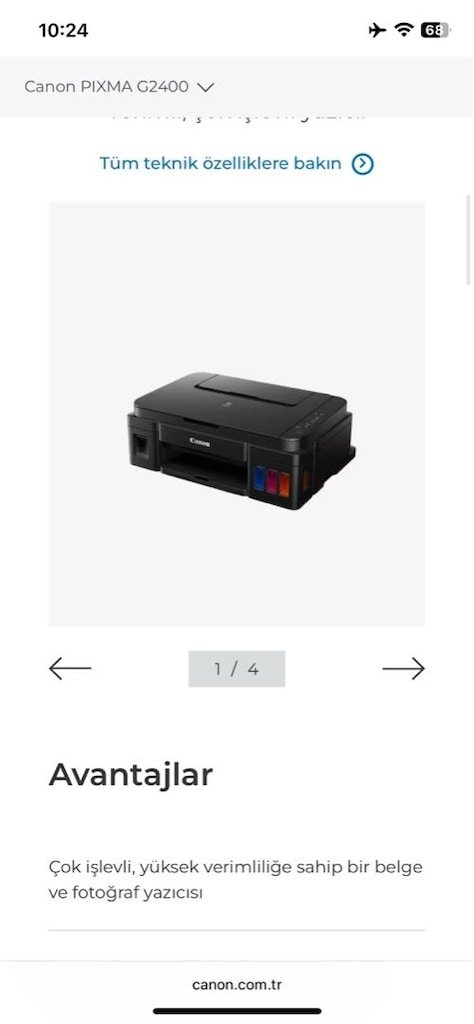 canon pixma yazıcı G2400 - 5
