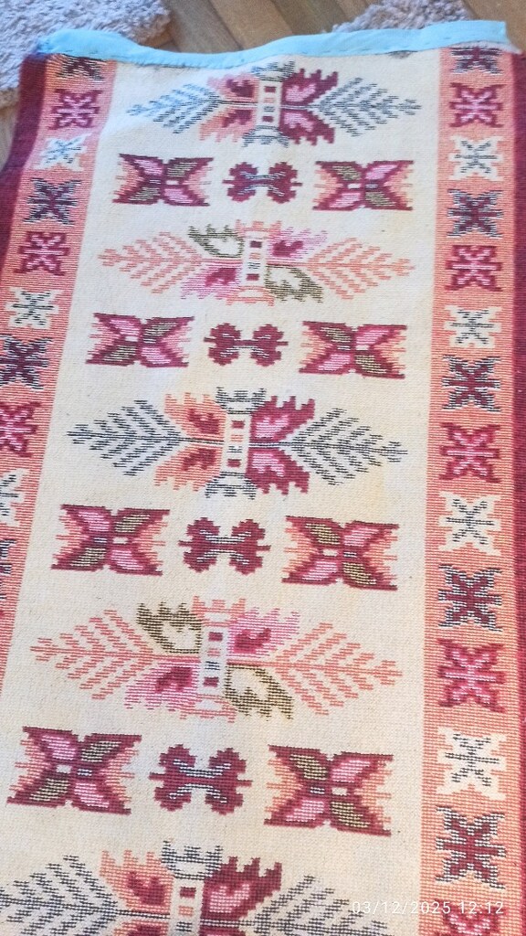 etnik dokuma kilim yolluk 74*137 - 4