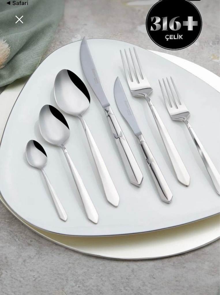 karaca elegance diamond çatal kaşık bıçak seti - 4