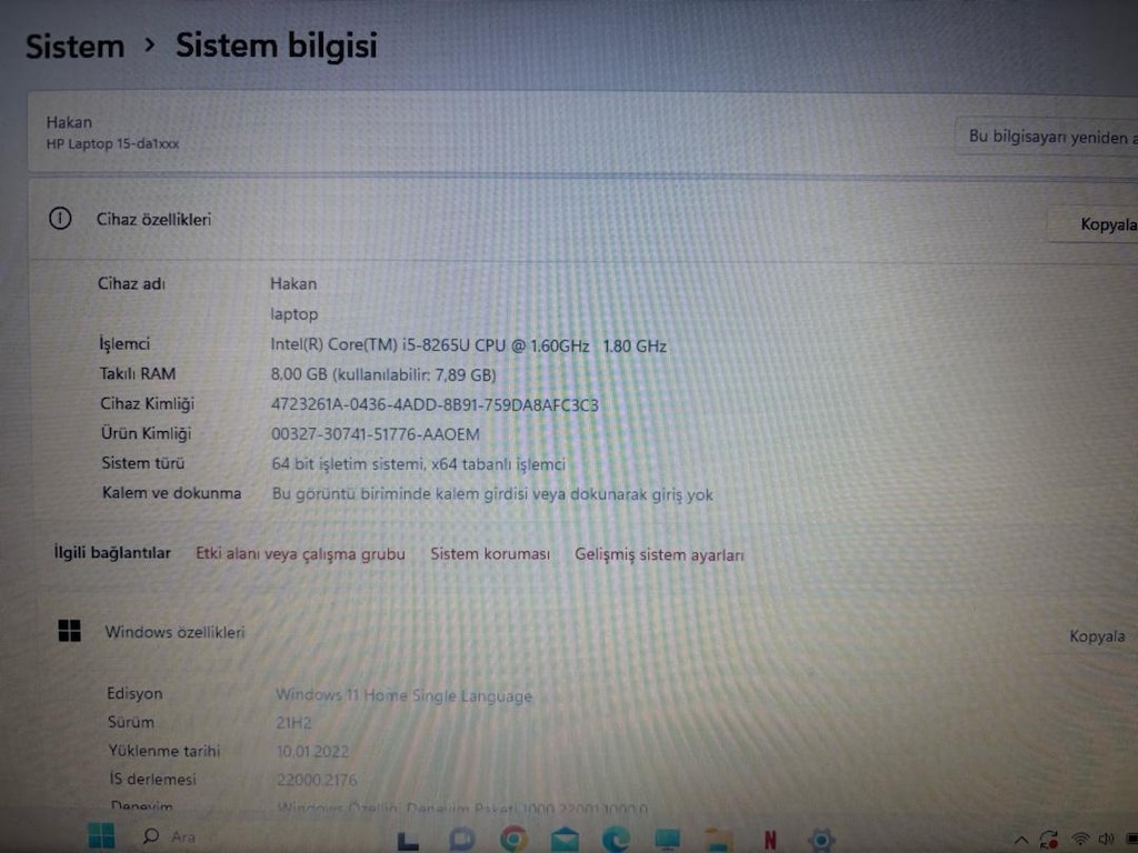 hp i5 8.nesil temiz laptop - 2
