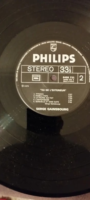 PLAK 33 LÜK SERGE GAINSBOURG - 2