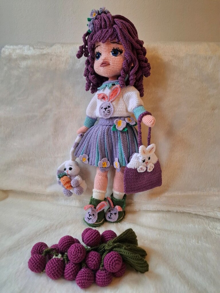 Menekşe Bebek Amigurumi - 4