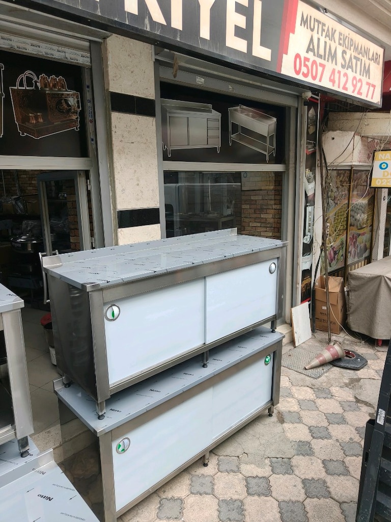 Paslanmaz krom Mutfak Tezgahı - 7