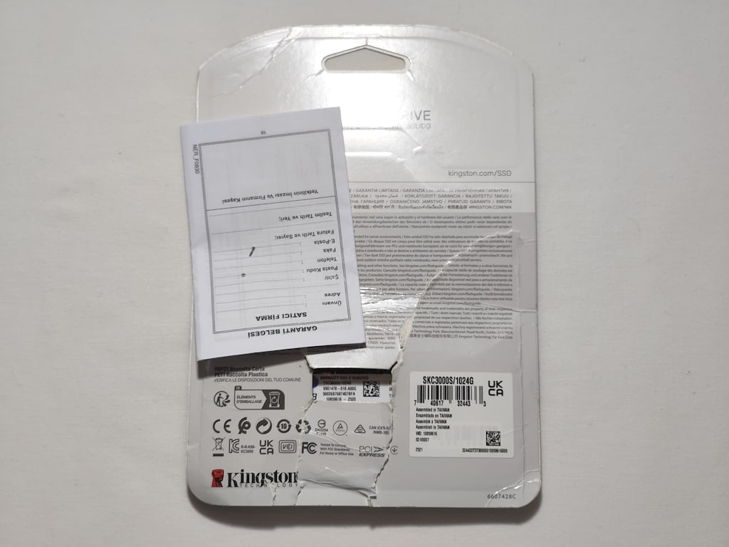 Kingston KC3000 1TB - SAĞLIK %100 - 4