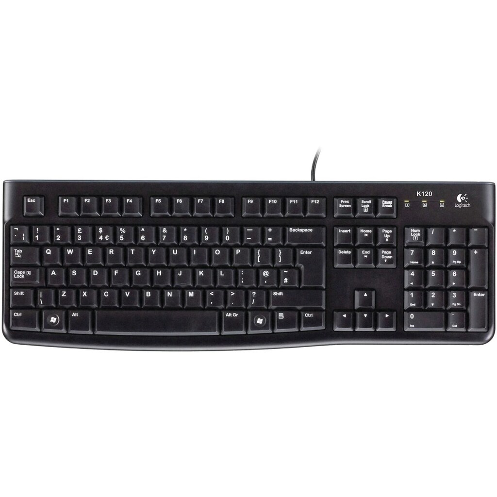 Logıtech K120, 920-002505, USB Kablolu, Türkçe Q, Standart Klavye - 2