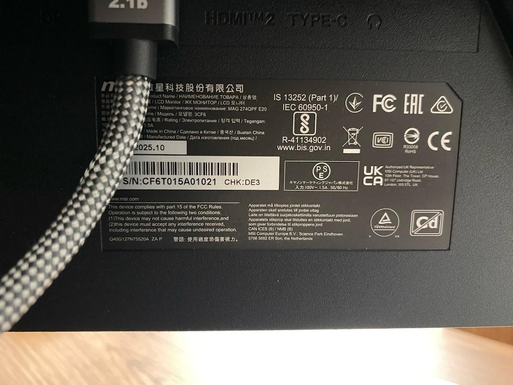 MSİ Mag 274QPF E20 - 3