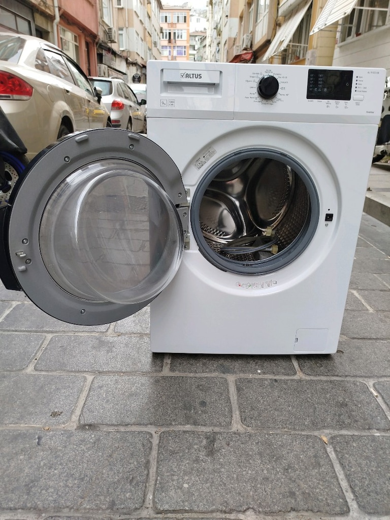 Dijital ekran 9 kilogram inverter motor Altus çamaşır makinesi origina - 8