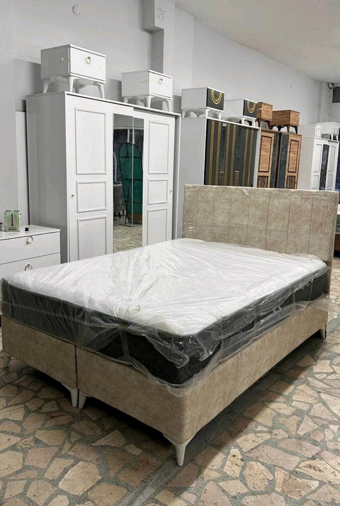 SAHİBİNDEN DEĞİL İMALATTAN! SIFIR BAZA + YATAK + BAŞLIK SETİ - 2