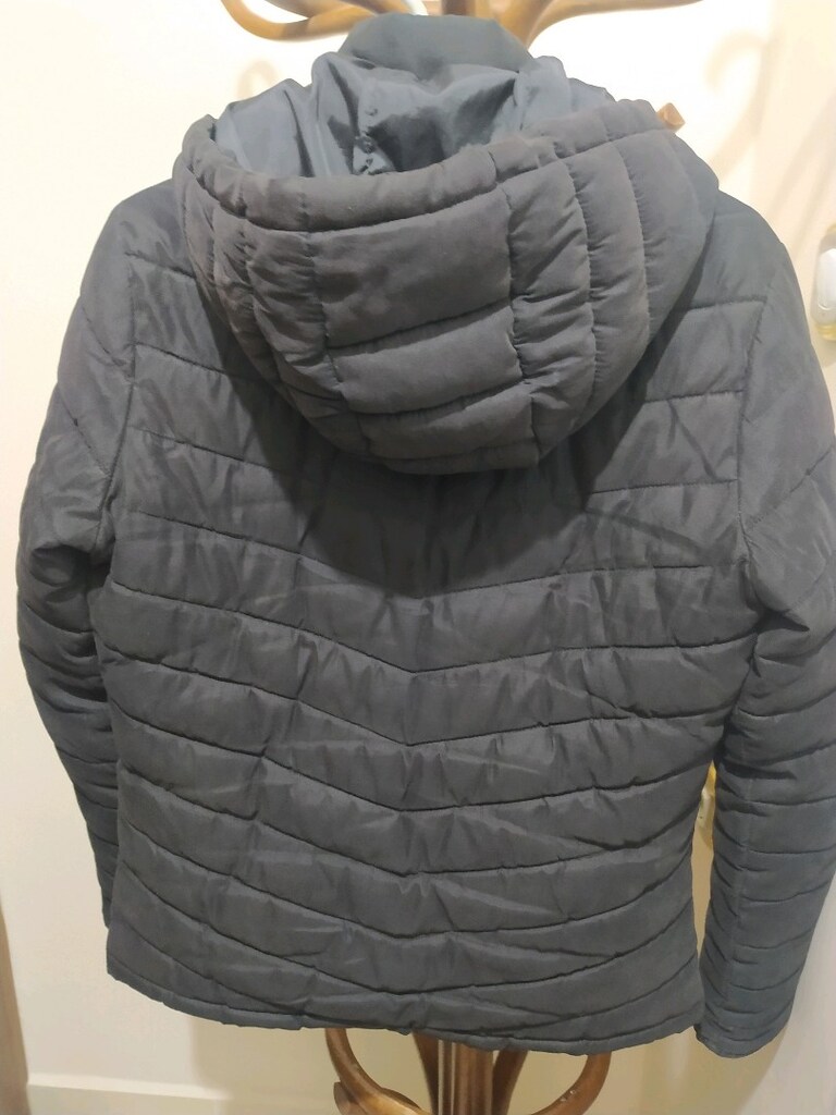 kadın siyah şişme mont - 5