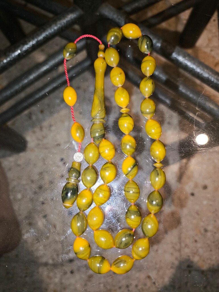 Sıkma kehribarı tesbih - 9