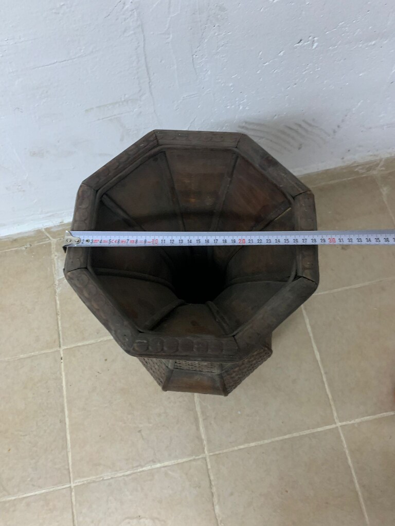 NOSTALJİK AHŞAP VAZO - 3