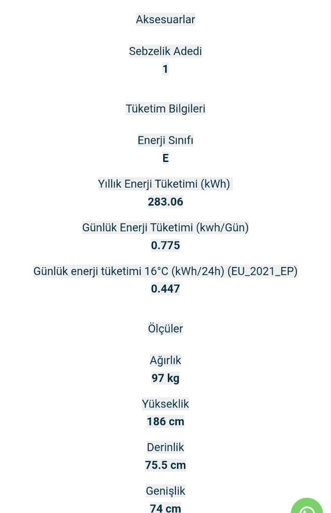 674581 EI No Frost Inox Leke tutmayan Buzdolabı - 14