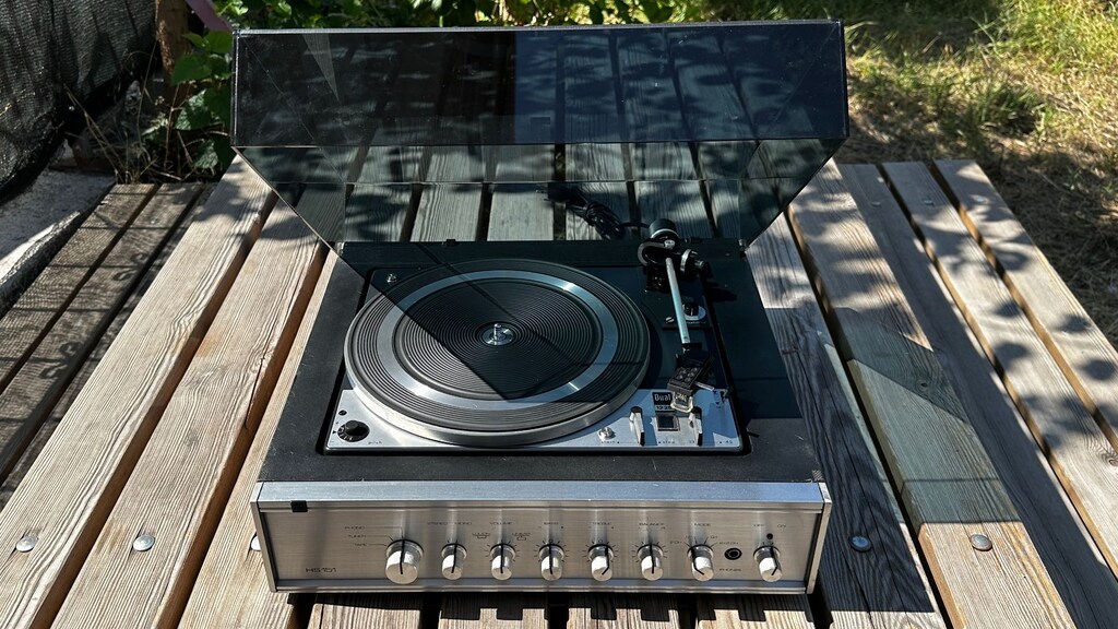 Dual HS 151 Plakçalar Sıfır Kapak 1228 mekanik Shure M75 İğne (1975) - 5