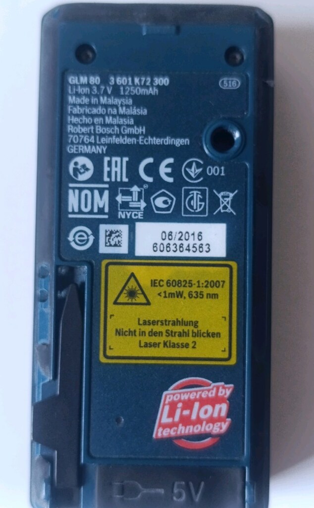 BOSCH GLM80 LAZERMETRE - 6