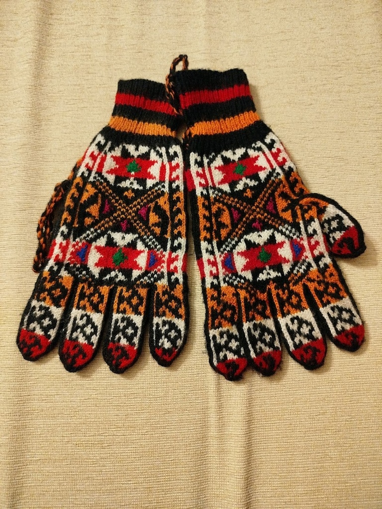 Eski Zaman El Örgüsü Eldiven - 3