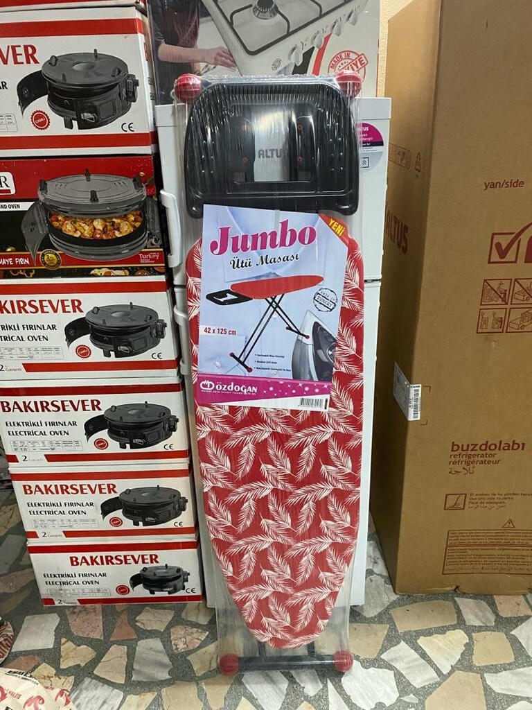 SIFIR JUMBO BÜYÜK BOY ÜTÜ MASASI. 125-42 CM - 5