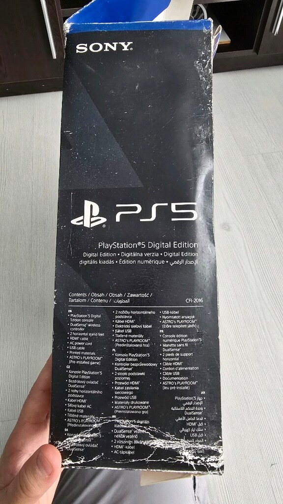 PlayStation 5 Slim Boş Kutu - 4
