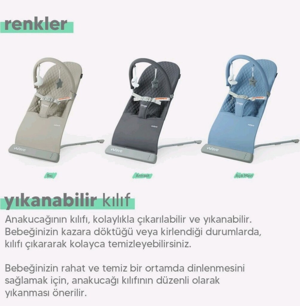 TİTREŞİMLİ ANA KUCAĞI -ANTRASİT - 2